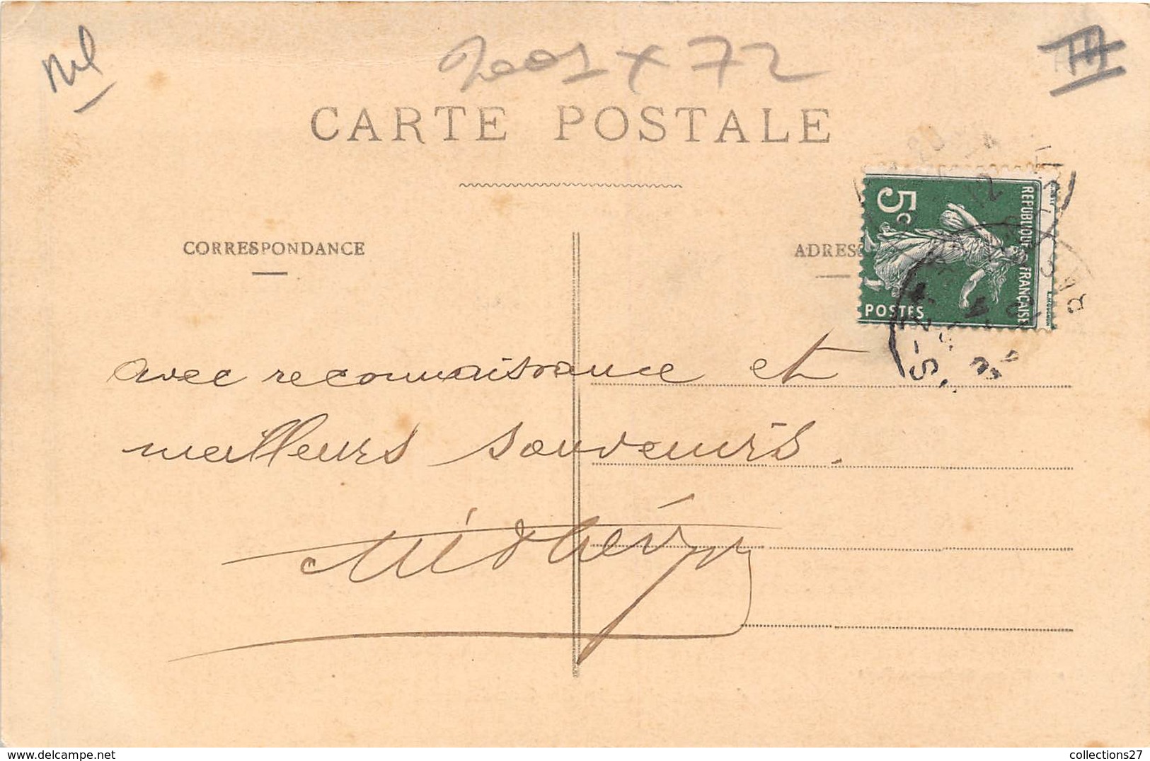 PARIS-ECOLE DES ASPIRANTS DE GENDARMERIE 1912 - Sonstige & Ohne Zuordnung