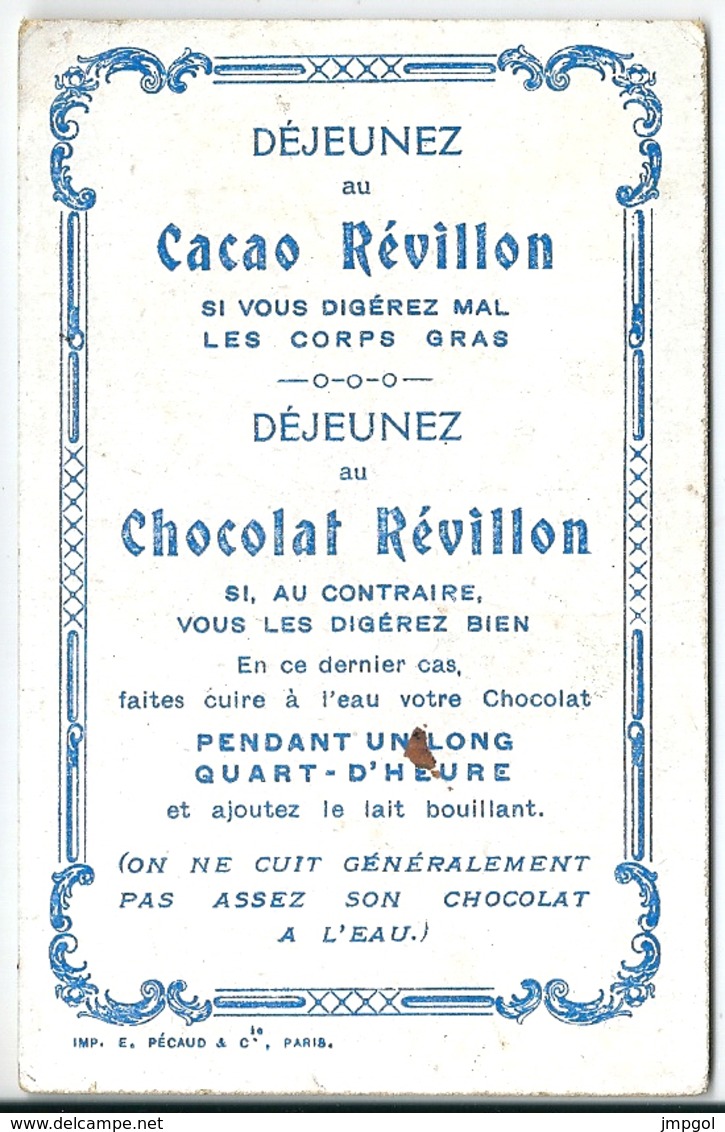 Chromos Chocolat Révillon Provinces Françaises La Marche - Revillon