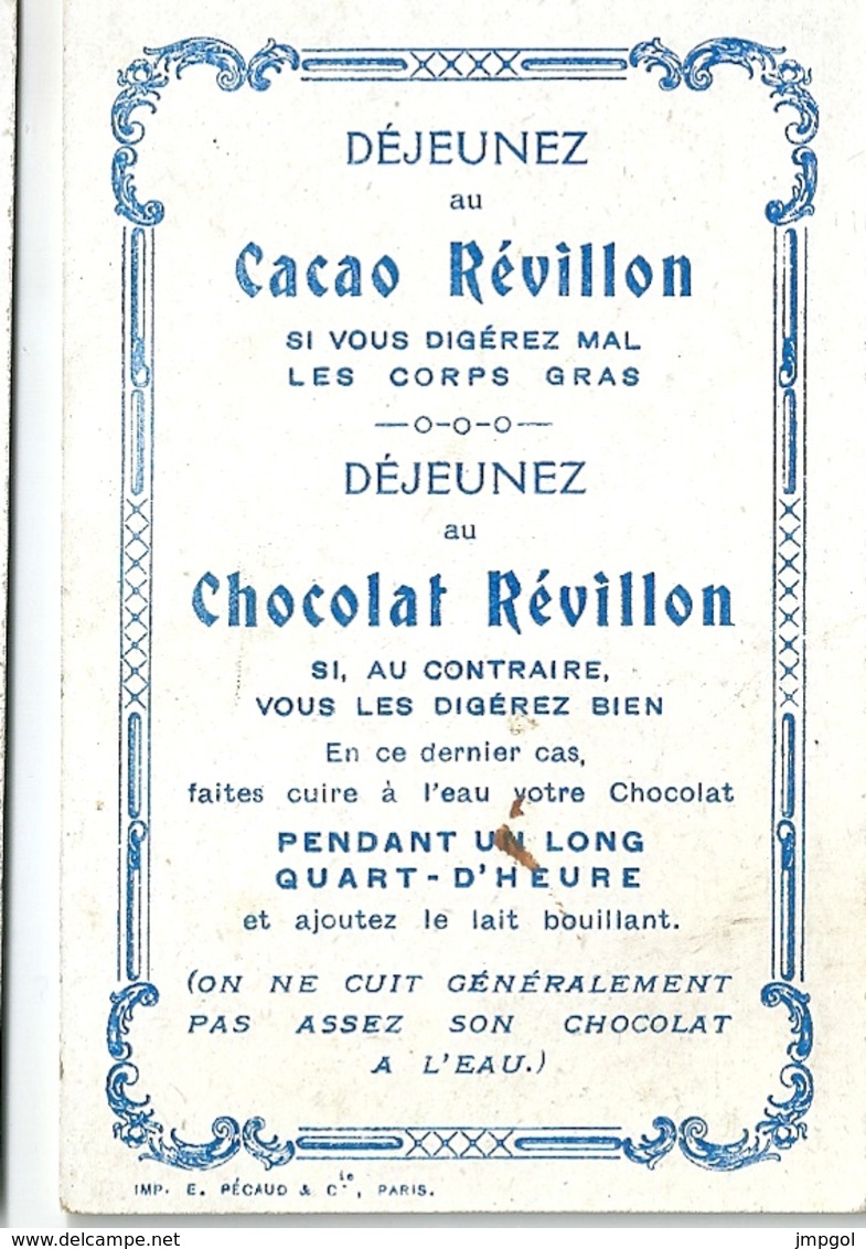 Chromos Chocolat Révillon Provinces Françaises L'Anjou - Revillon