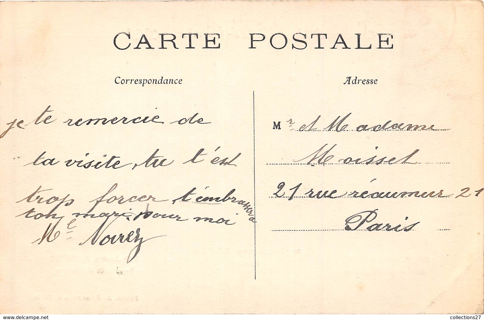 PARIS-SOUVENIR DE LA MI-CAREME 1909,MELLE HENRIETTE DUPREY ET DE DEMOISELLE D'HONNEUR  MARCHE DE LA CHAPELLE - Autres & Non Classés