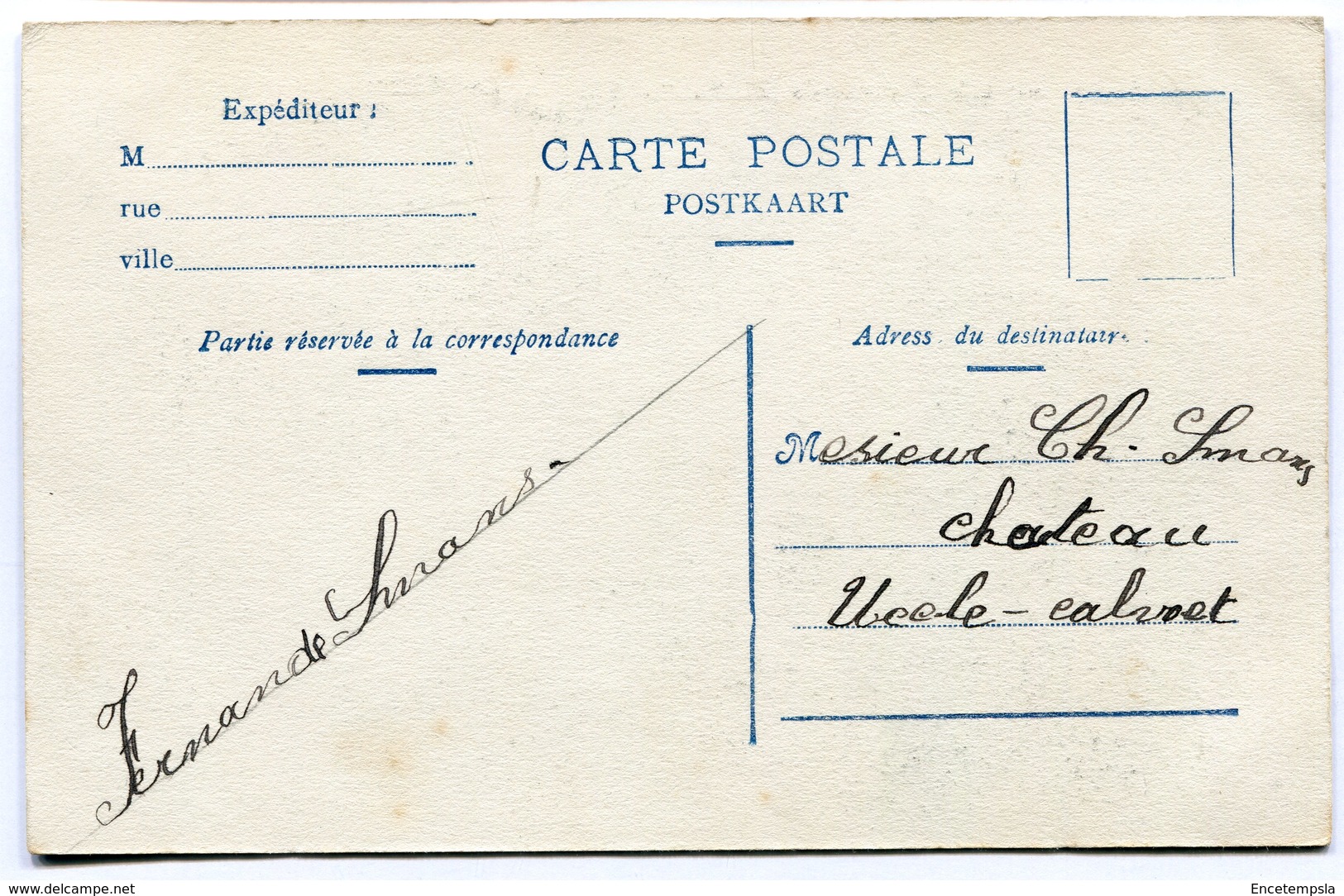 CPA - Carte Postale - Belgique - Drogenbos - Droogenbosch - Le Château De M. Calmeyn (D12316) - Drogenbos