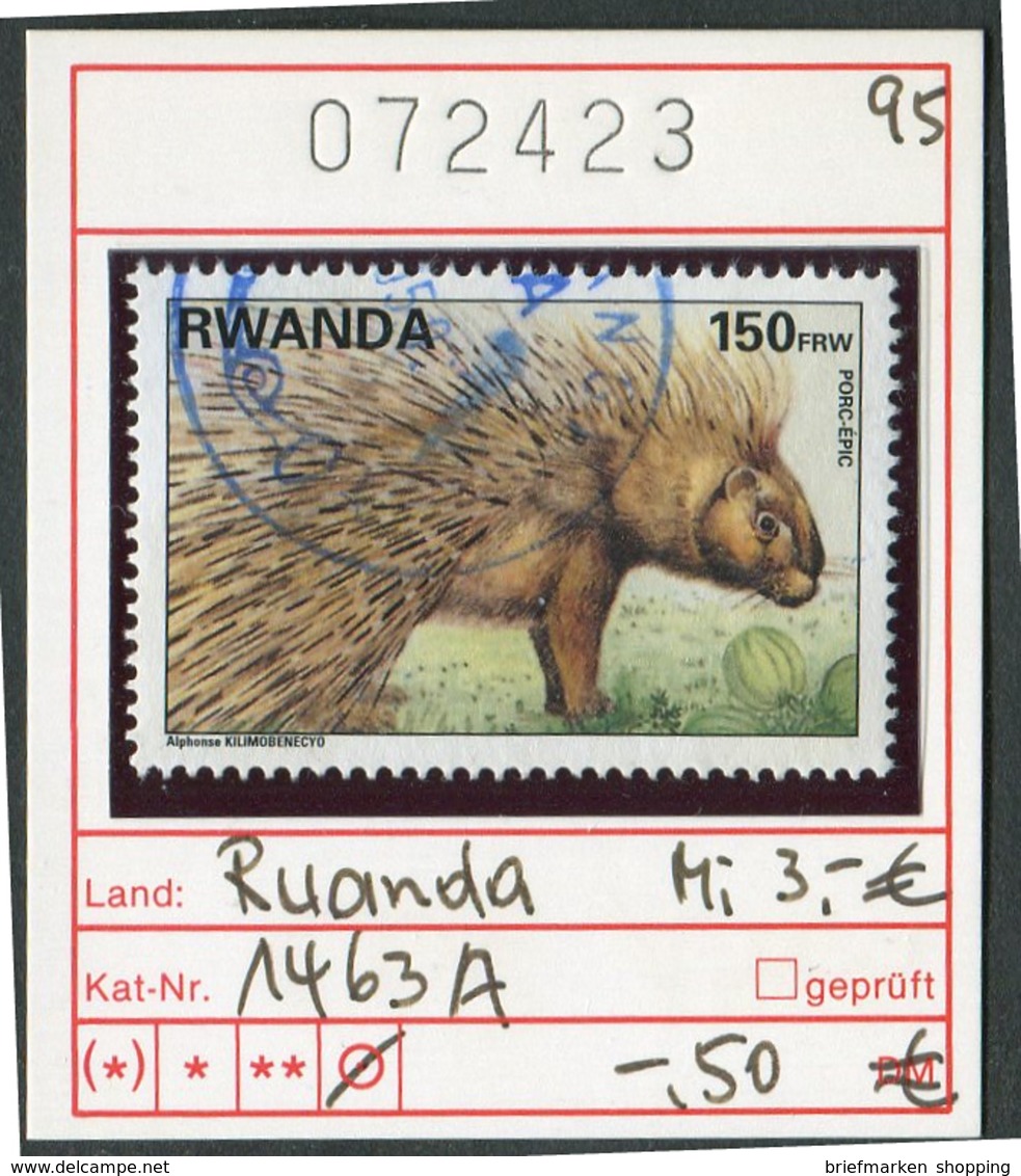 Ruanda - Rwanda - Michel 1463 A  - Oo Oblit. Used Gebruikt - - Usati