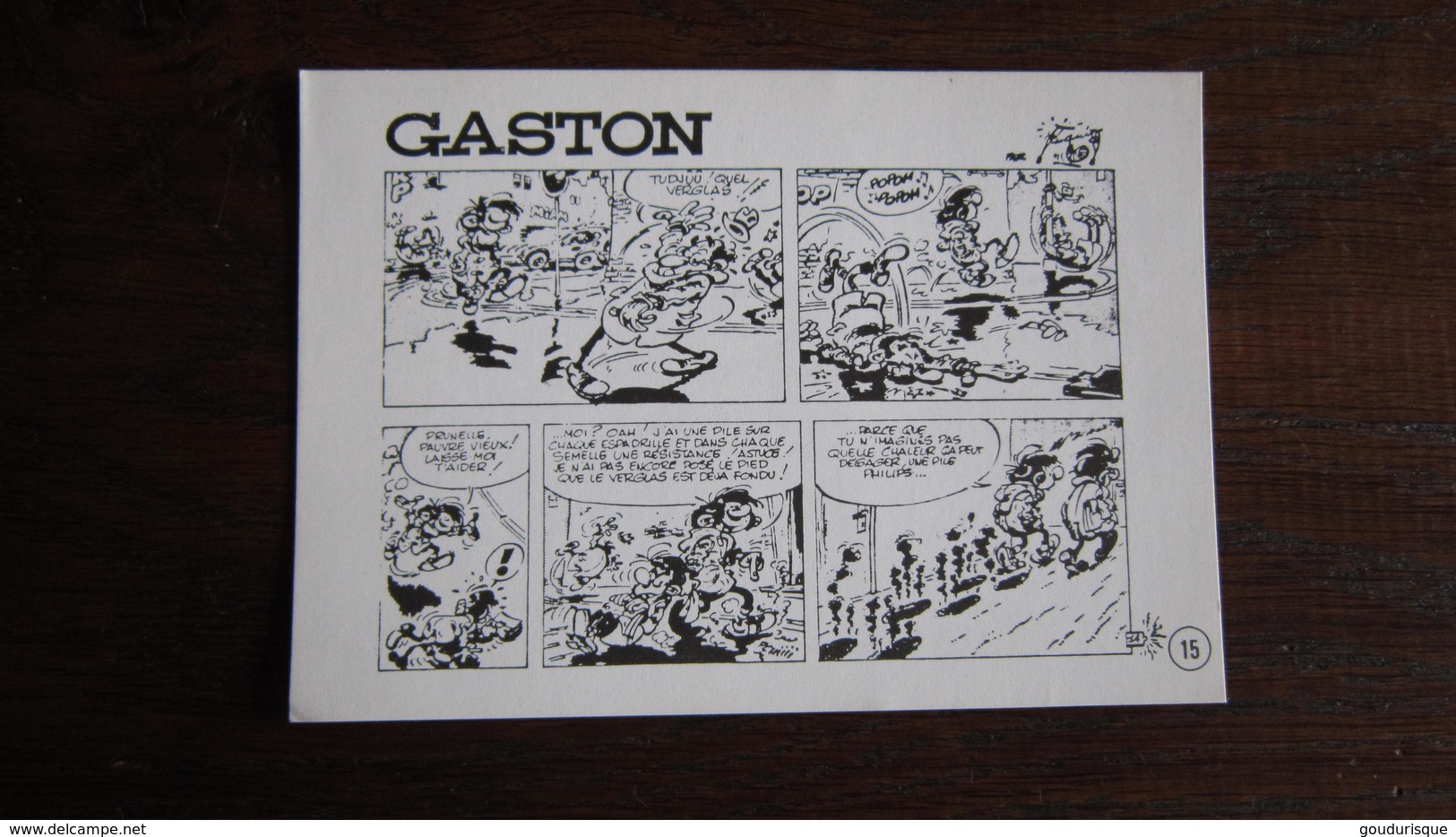 CARTE POSTALE PHILIPS GASTON N°15 FRANQUIN - Gaston