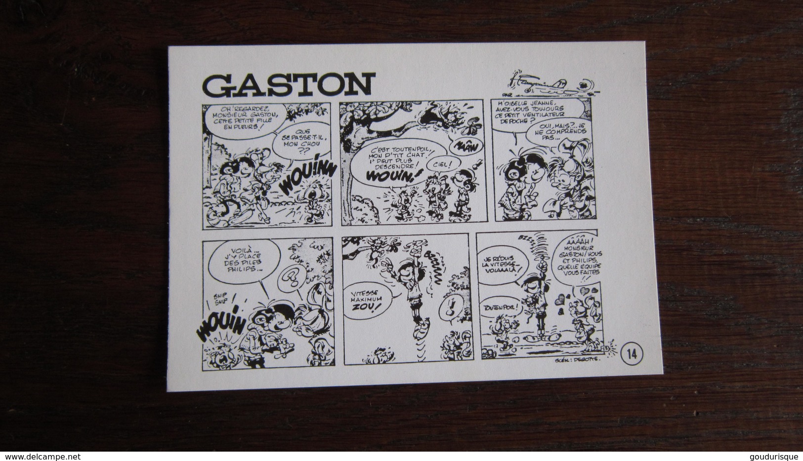 CARTE POSTALE PHILIPS GASTON N°14 FRANQUIN - Gaston