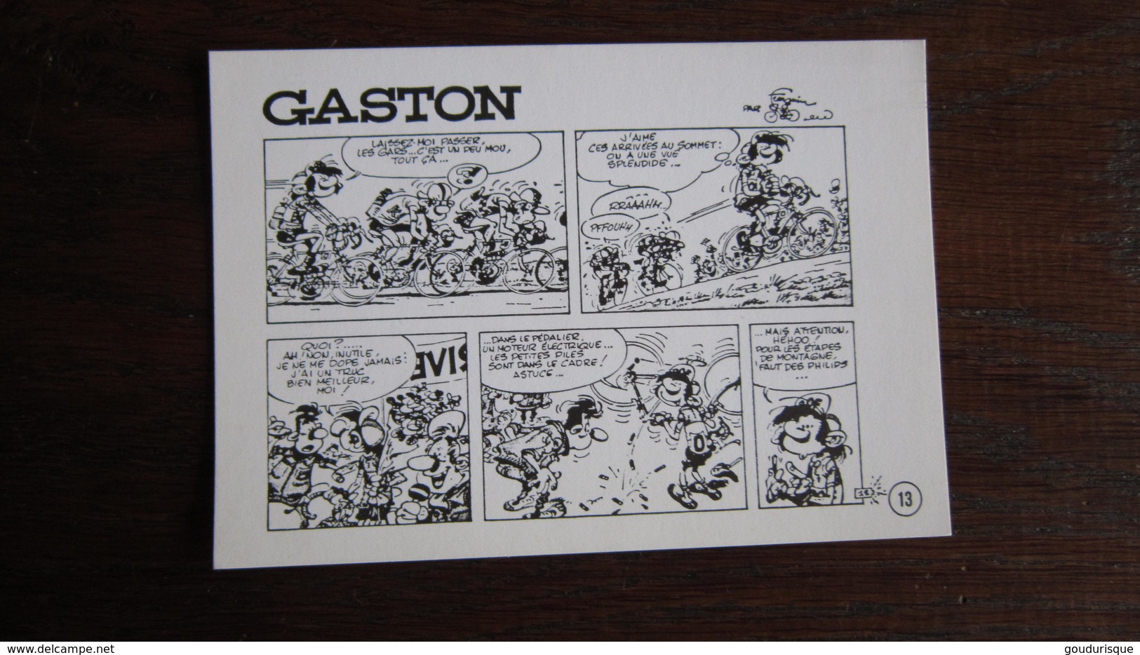 CARTE POSTALE PHILIPS GASTON N°13 FRANQUIN - Gaston