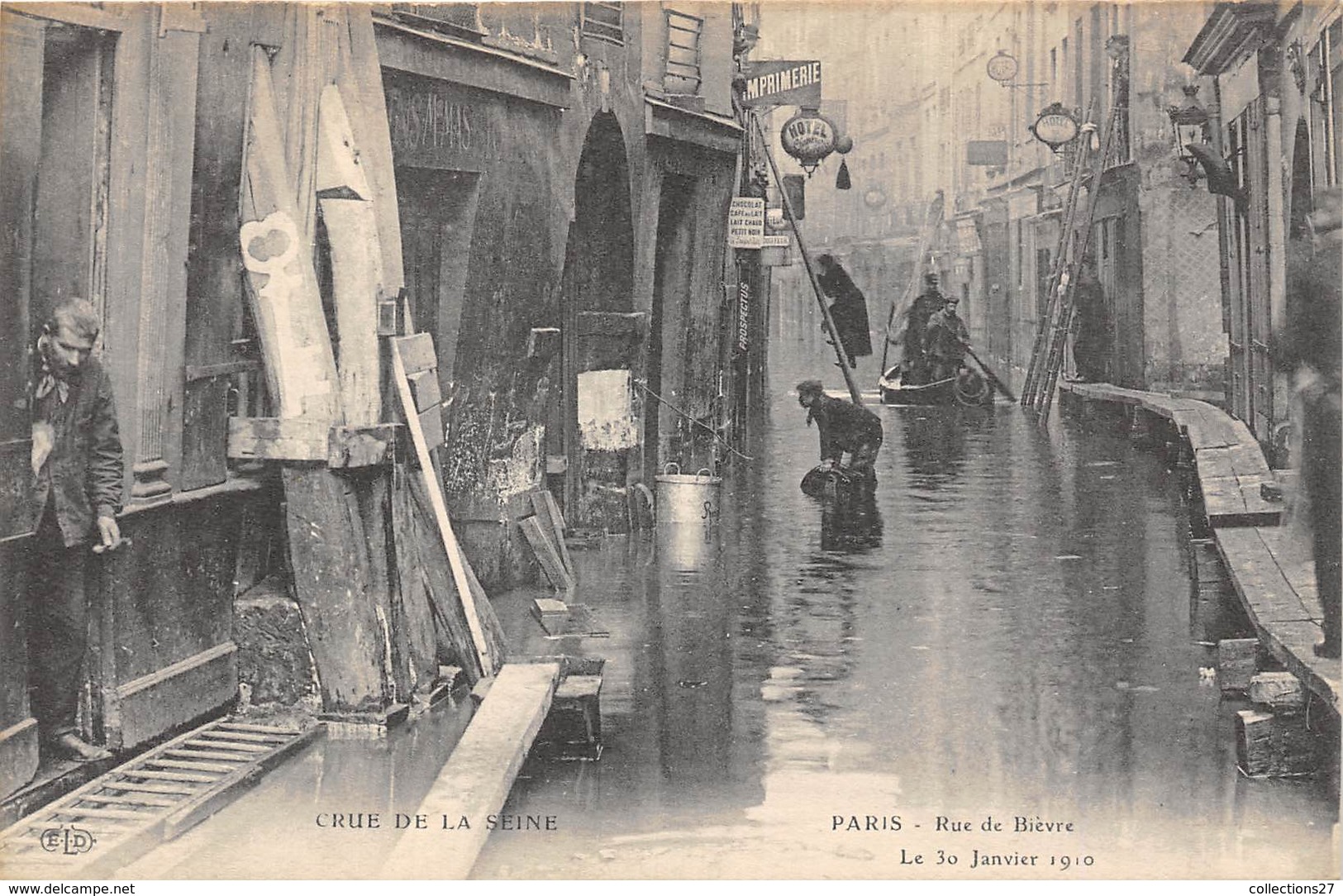 PARIS-13-RUE DE BIEVRE LE 30 JANVIER 1910 - Distretto: 13