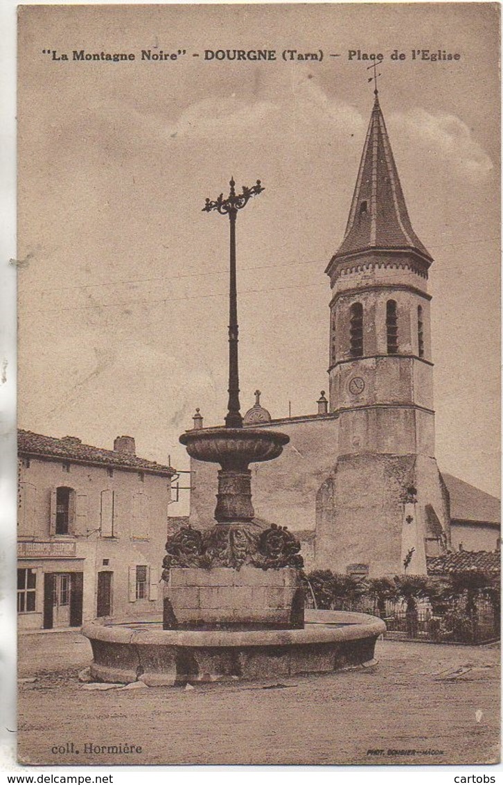 81 DOURGNE  PLace De L'Eglise - Dourgne