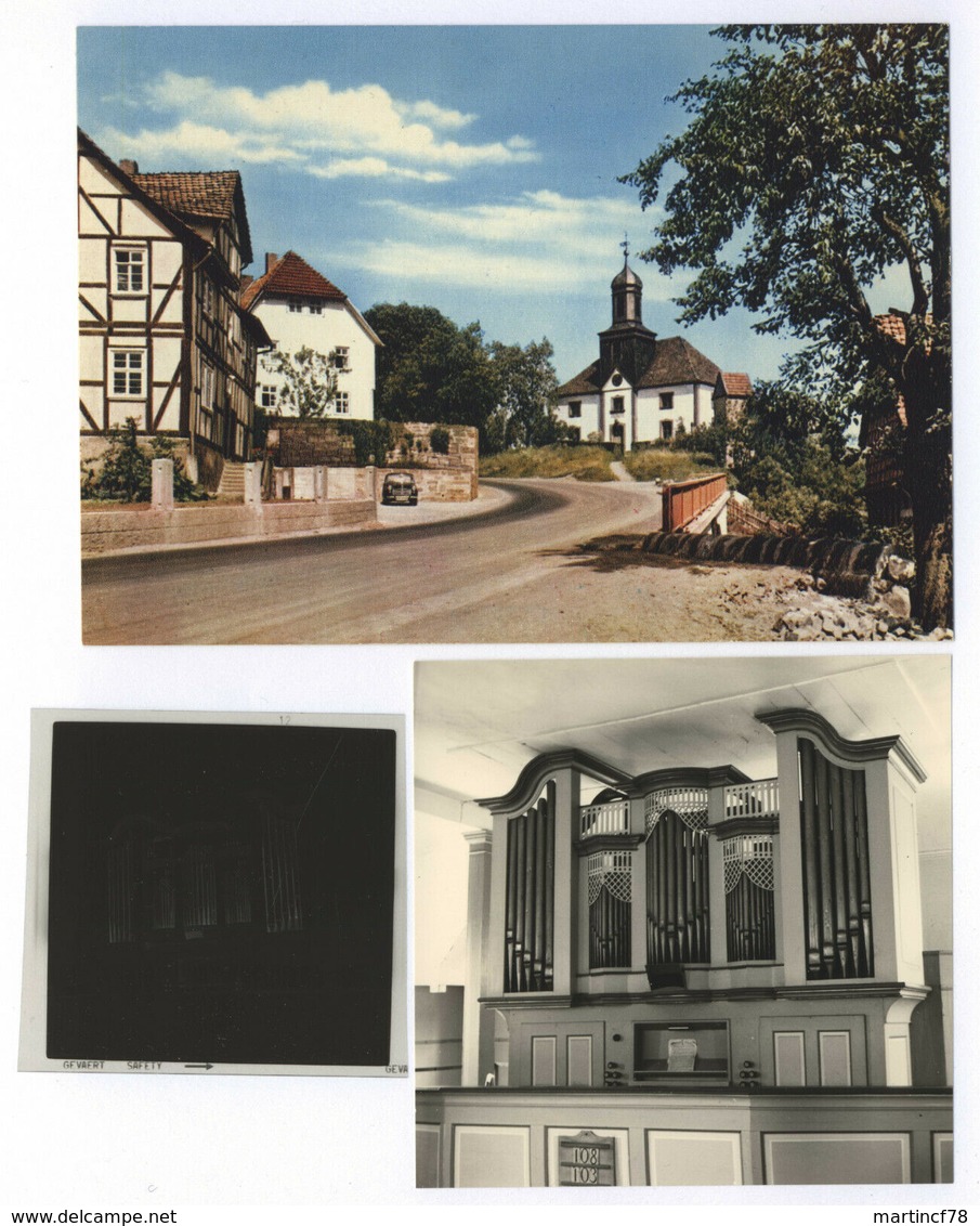 Oberrieden Werra Kr. Witzenhausen Postkarte + Foto Orgel Werra-Meißner-Kreis - Witzenhausen