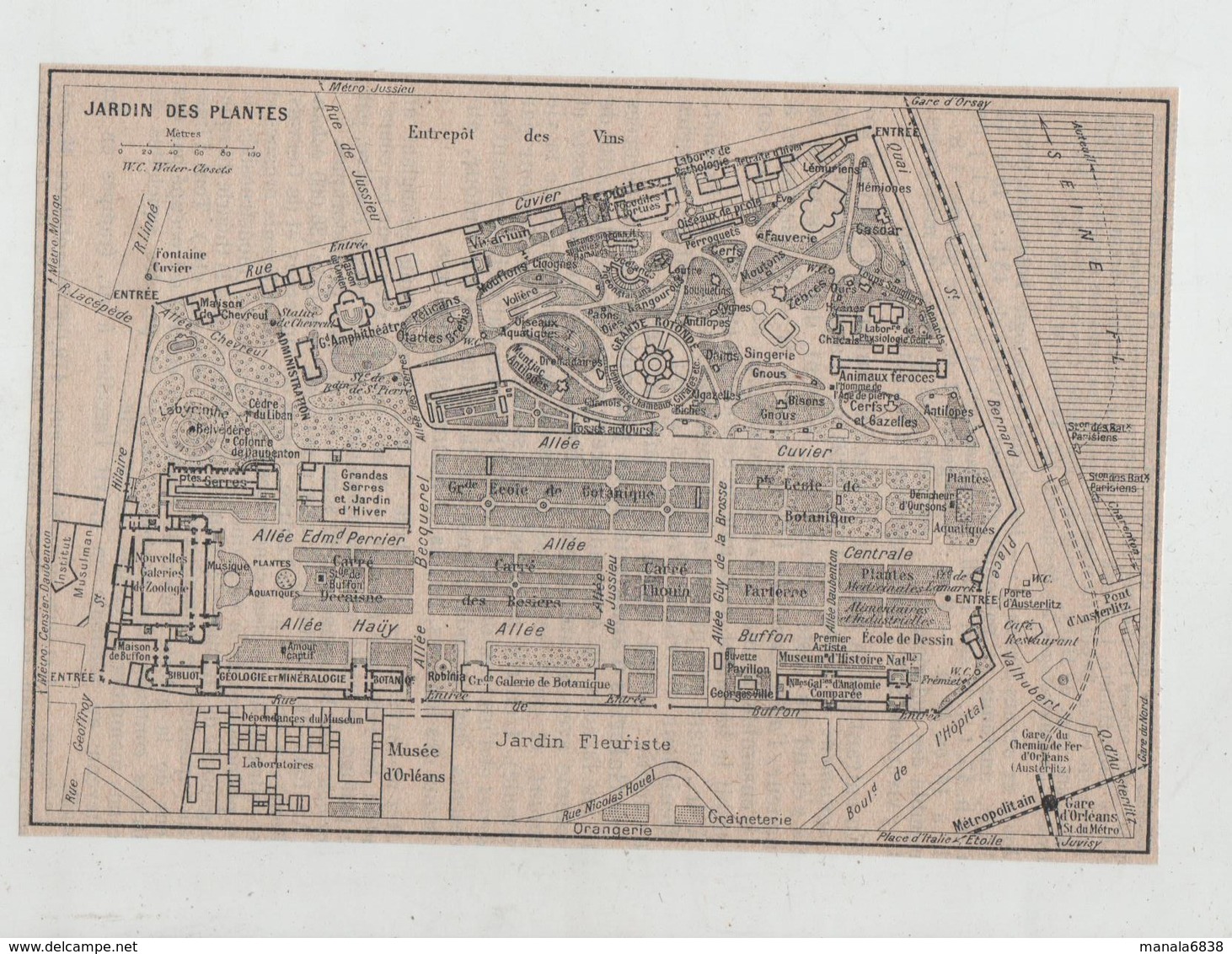 Paris  Jardin Des Plantes  1938 - Unclassified