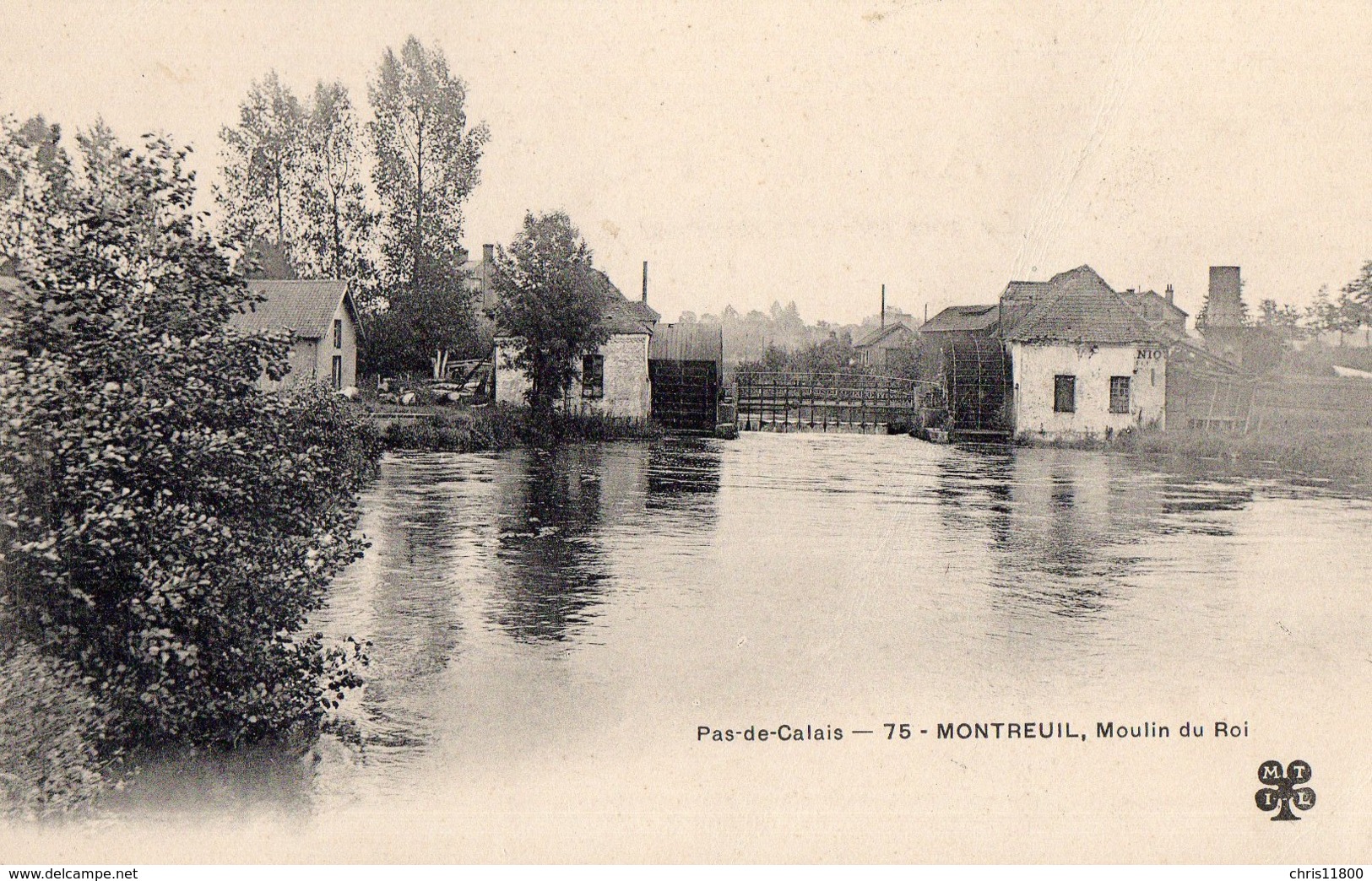 CPA -  62 - MONTREUIL - Moulin Du Roi - Montreuil