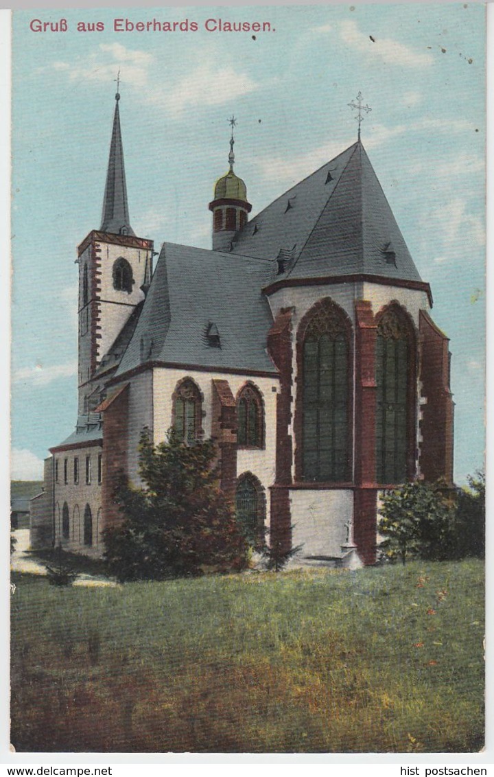 (48238) AK Gruß Aus Eberhardsklausen, Wallfahrtskirche, Vor 1945 - Other & Unclassified