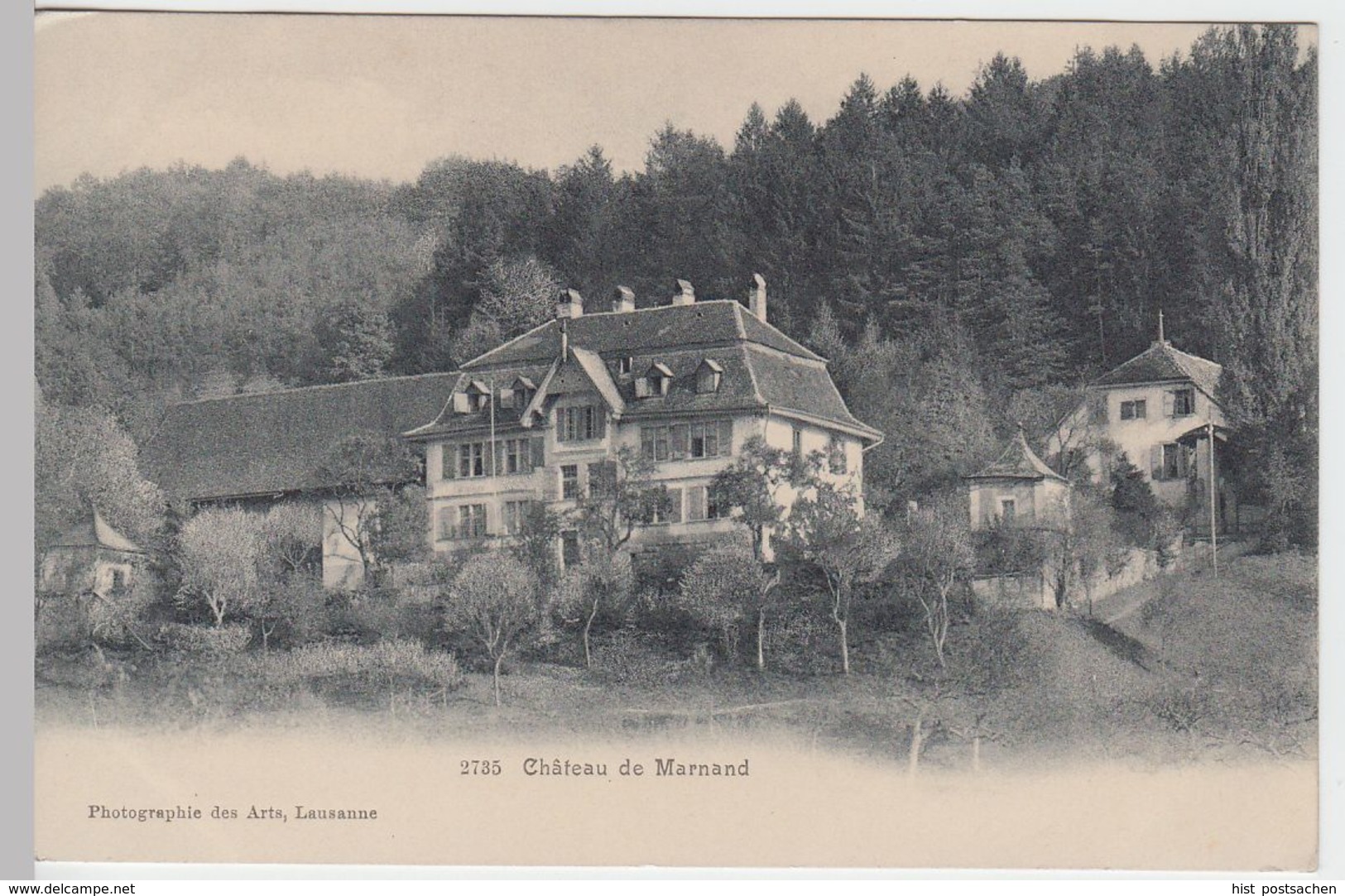 (48792) AK Marnand VD, Schloss, Vor 1905 - Marnand