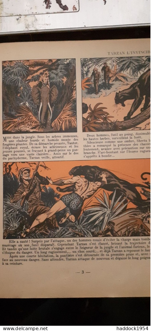 Tarzan L'invincible EDGAR RICE BURROUGHS Hachette 1949 - Tarzan
