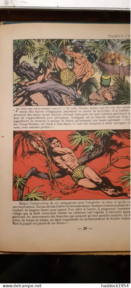 Tarzan L'invincible EDGAR RICE BURROUGHS Hachette 1949 - Tarzan