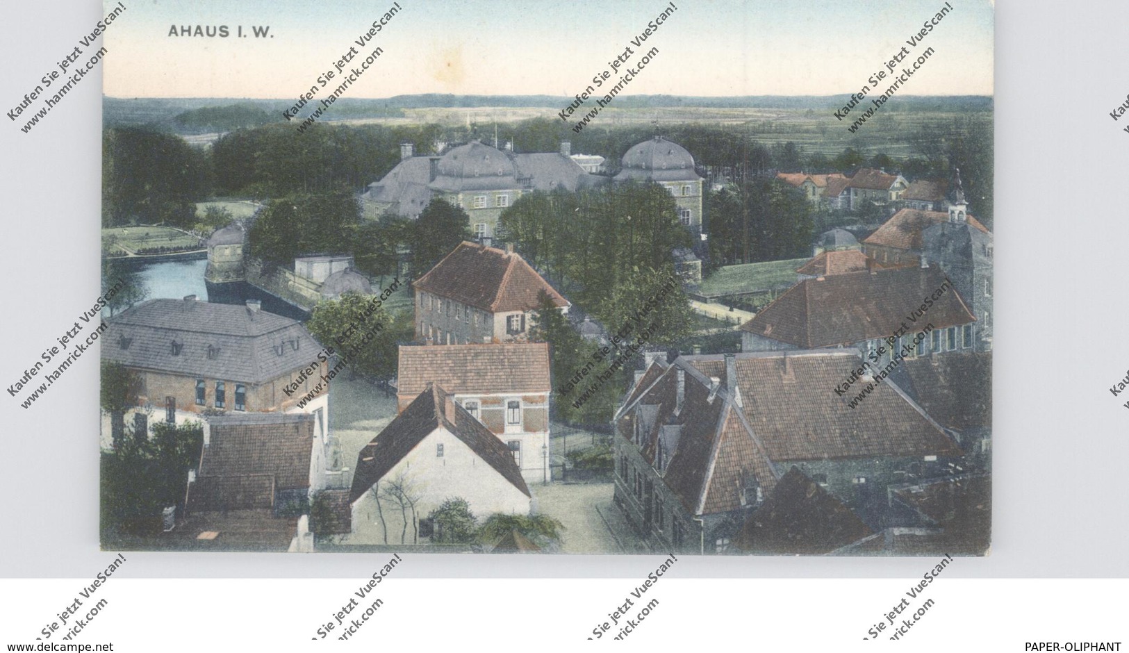 4422 AHAUS, Stadtansicht, 1907, Color - Ahaus