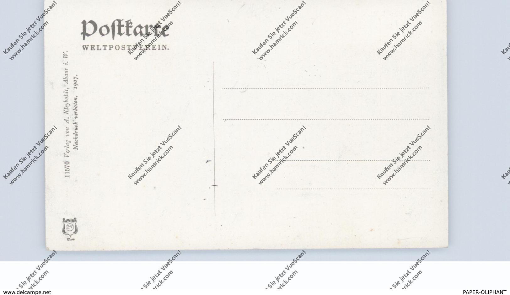 4422 AHAUS, Stadtansicht, 1907, Color - Ahaus