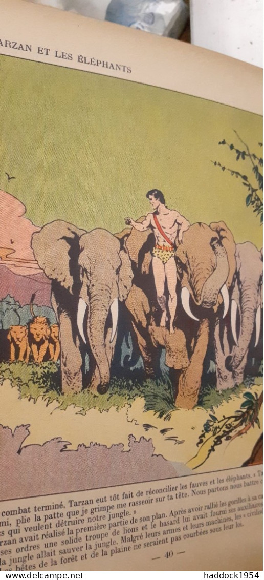 tarzan et les éléphants EDGAR RICE BURROUGHS hachette 1938
