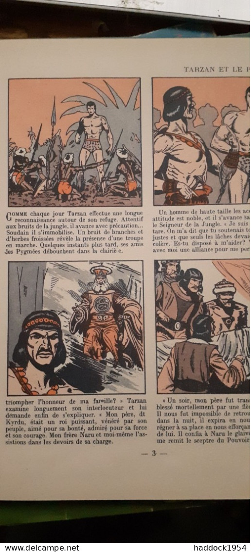 Tarzan Et Le Proscrit EDGAR RICE BURROUGHS Hachette 1950 - Tarzan