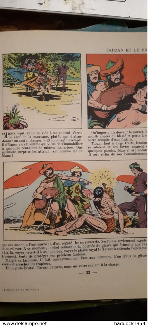 Tarzan Et Le Proscrit EDGAR RICE BURROUGHS Hachette 1950 - Tarzan