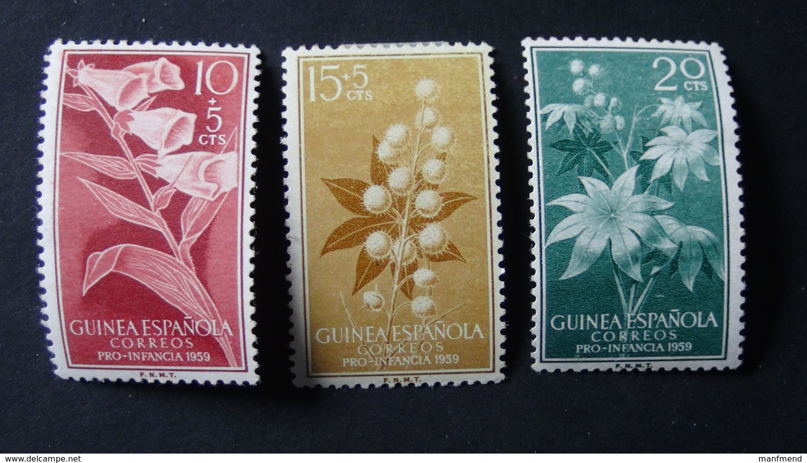 Spanish Guinea - 1959 - Mi:ES-GN 356-358 - Yt:ES-GN 406-408**MH/MNH - Look Scan - Guinea Española