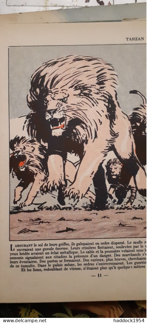 Tarzan Et Le Lion EDGAR RICE BURROUGHS Hachette 1937 - Tarzan
