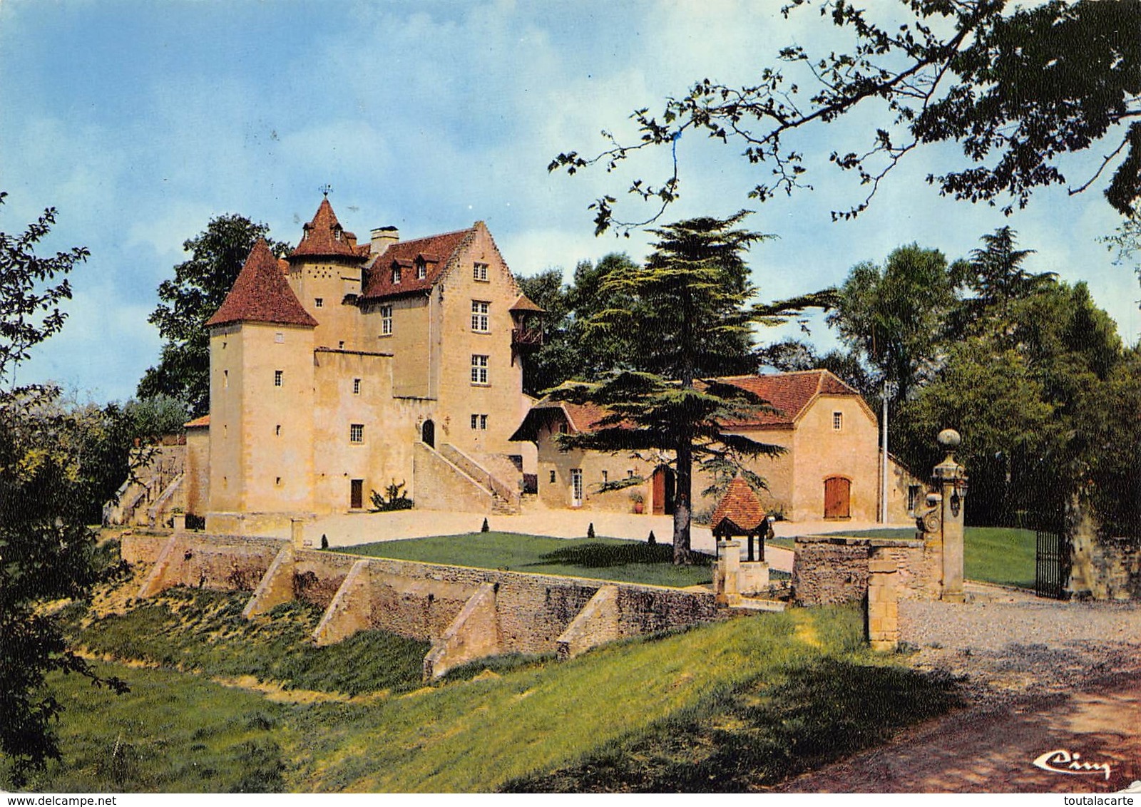 CPSM 64 ENVIRONS DE LEMBEYE  LE CHATEAU D ARRICAU BORDES     Grand Format  15 X 10,5 Cm - Lembeye