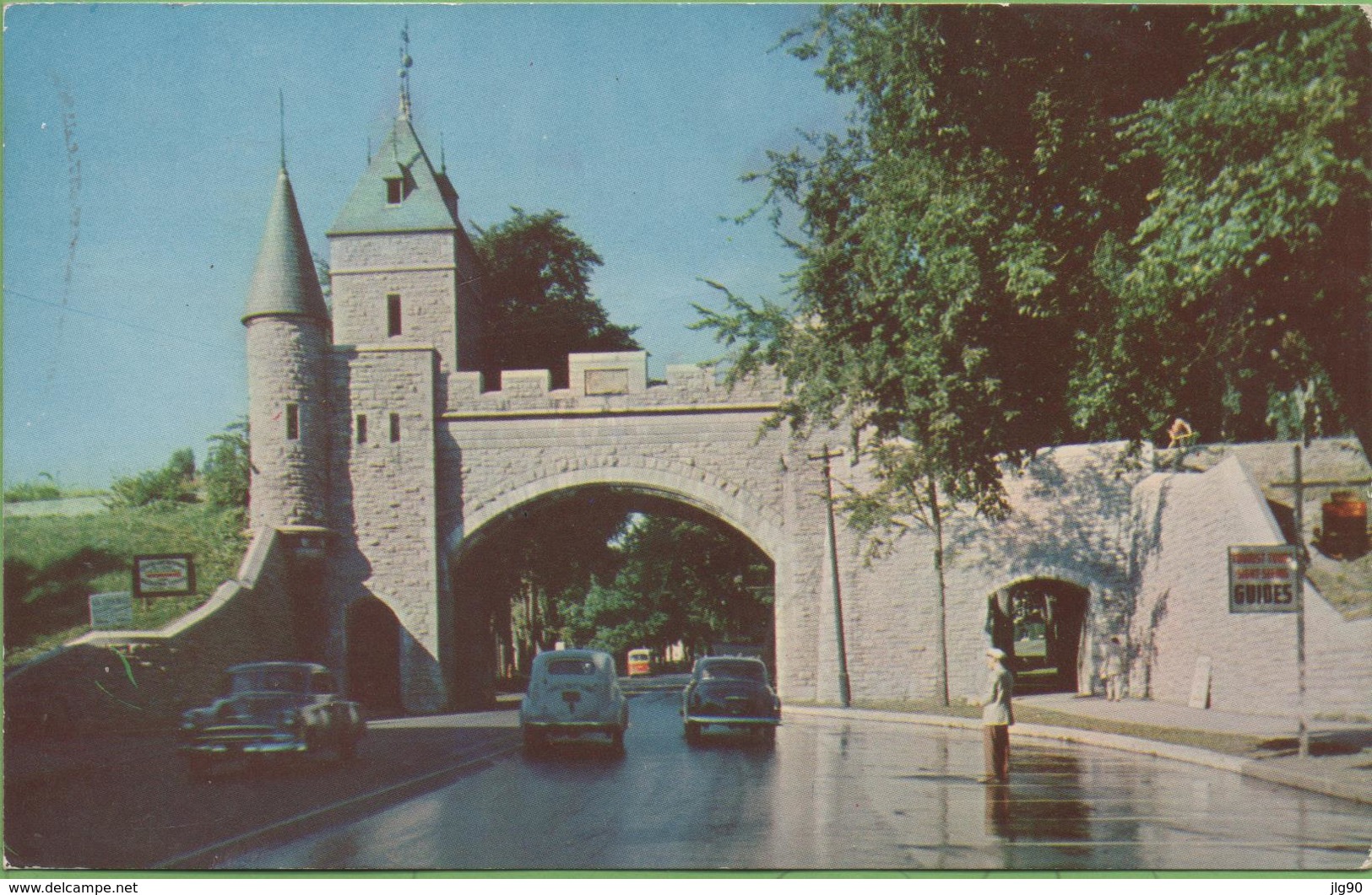 CP QUEBEC Porte St-LOUIS Pour La France 29/08/55 - Québec – Les Portes