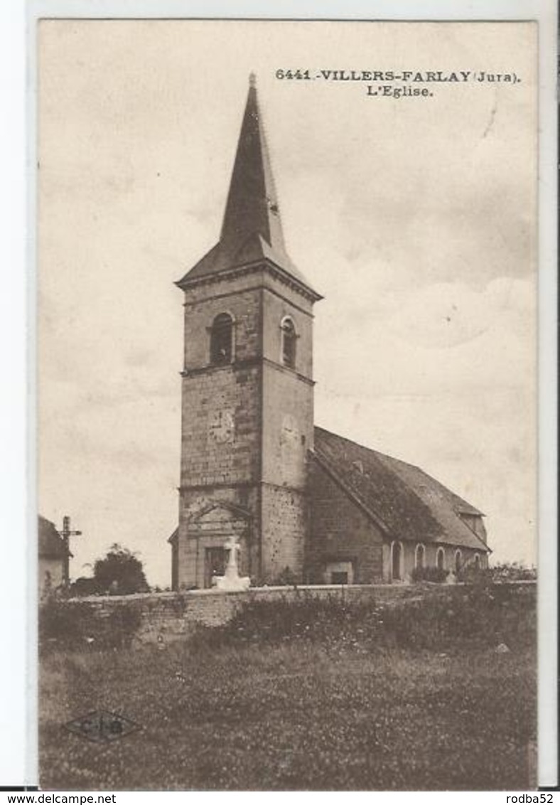 CPA - 39 - Jura - Villers Farlay -  L'église- - Villers Farlay