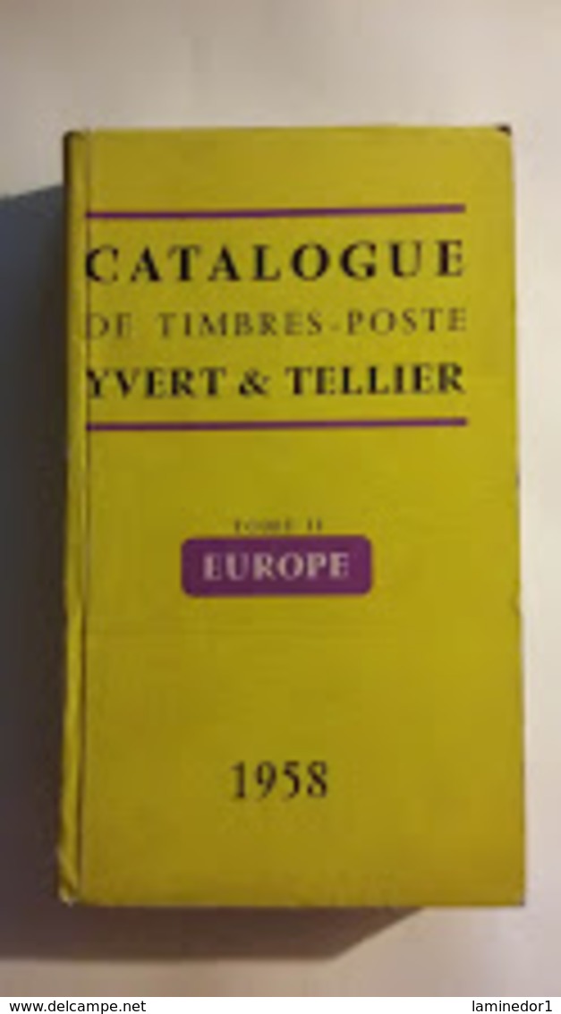 Catalogue Yvert Et Tellier 1958 - Topics