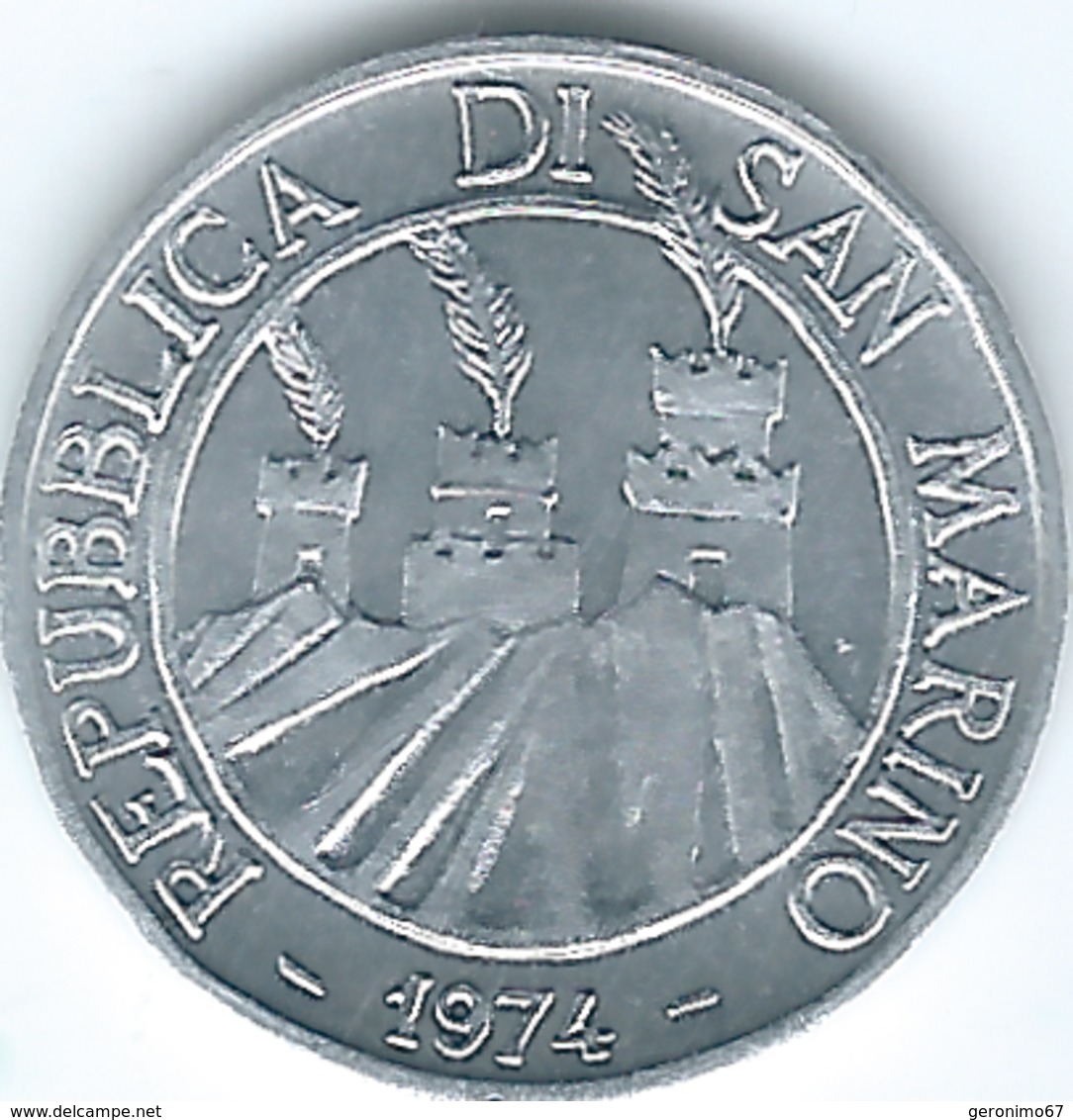 San Marino - 1974 - 1 Lira - KM30 - San Marino