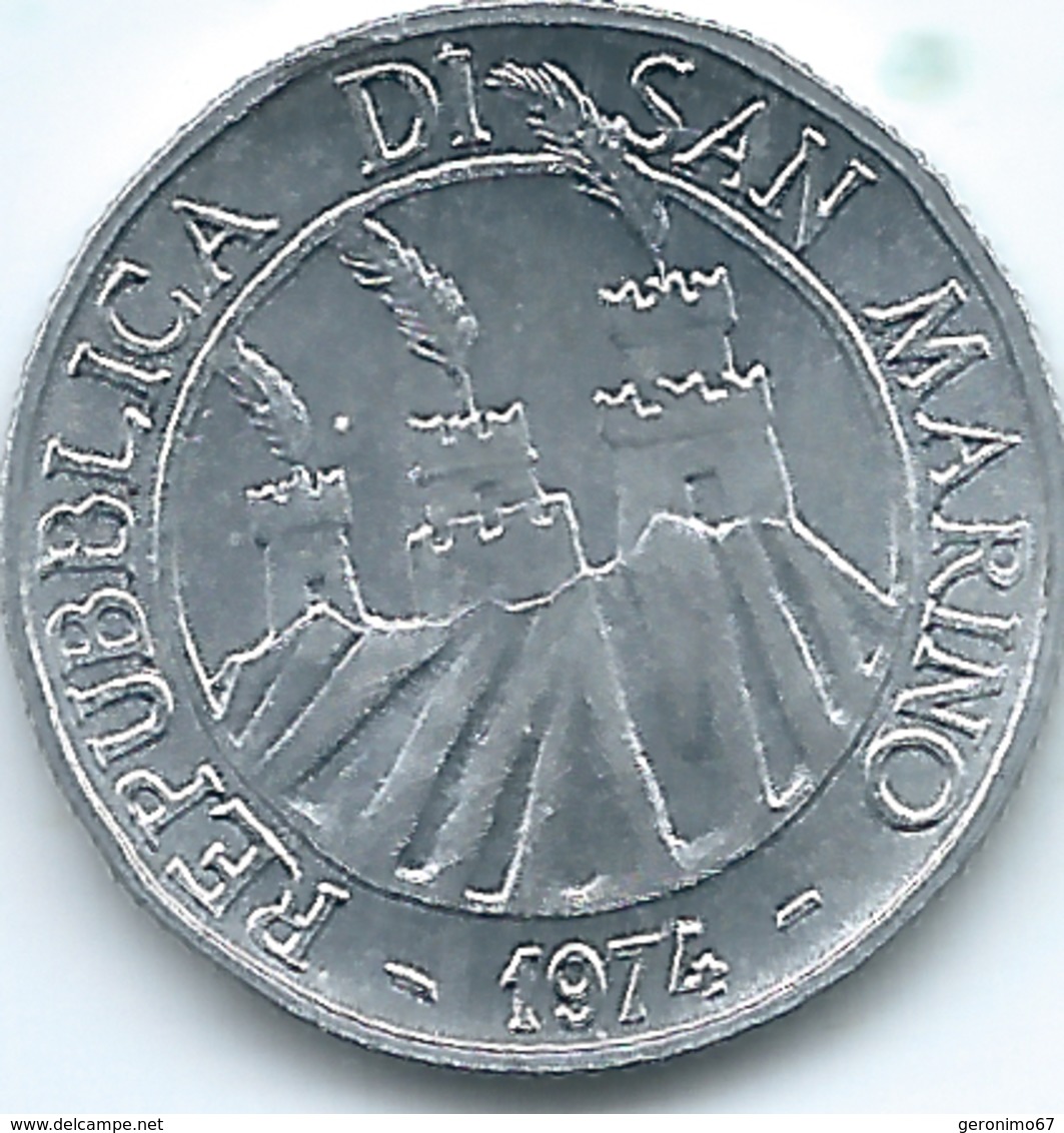 San Marino - 1974 - 2 Lire - KM31 - San Marino