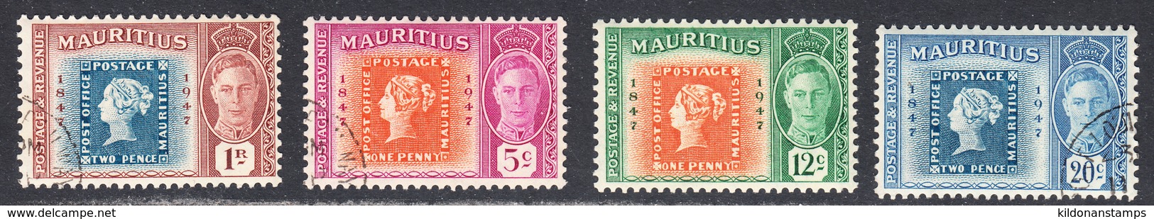 Mauritius 1948 Mint No Hinge, CTO, Sc# ,Sg 266-269, Yt 215-218 - Mauritius (...-1967)