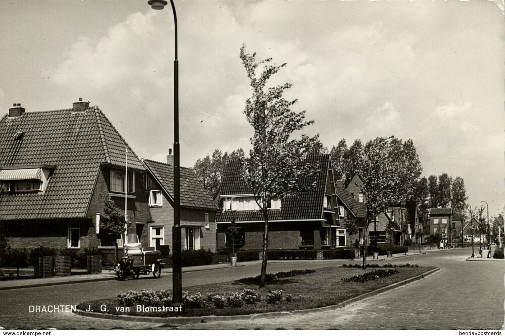 Nederland, DRACHTEN, J.G. Van Blomstraat (1963) Ansichtkaart - Drachten