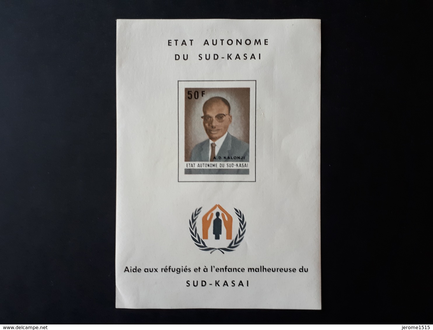 Etat Autonome Du Sud-Kasai 1961 : Aide Aux Réfugiers Et à L'enfance Malheureuse  & - Sur Kasai