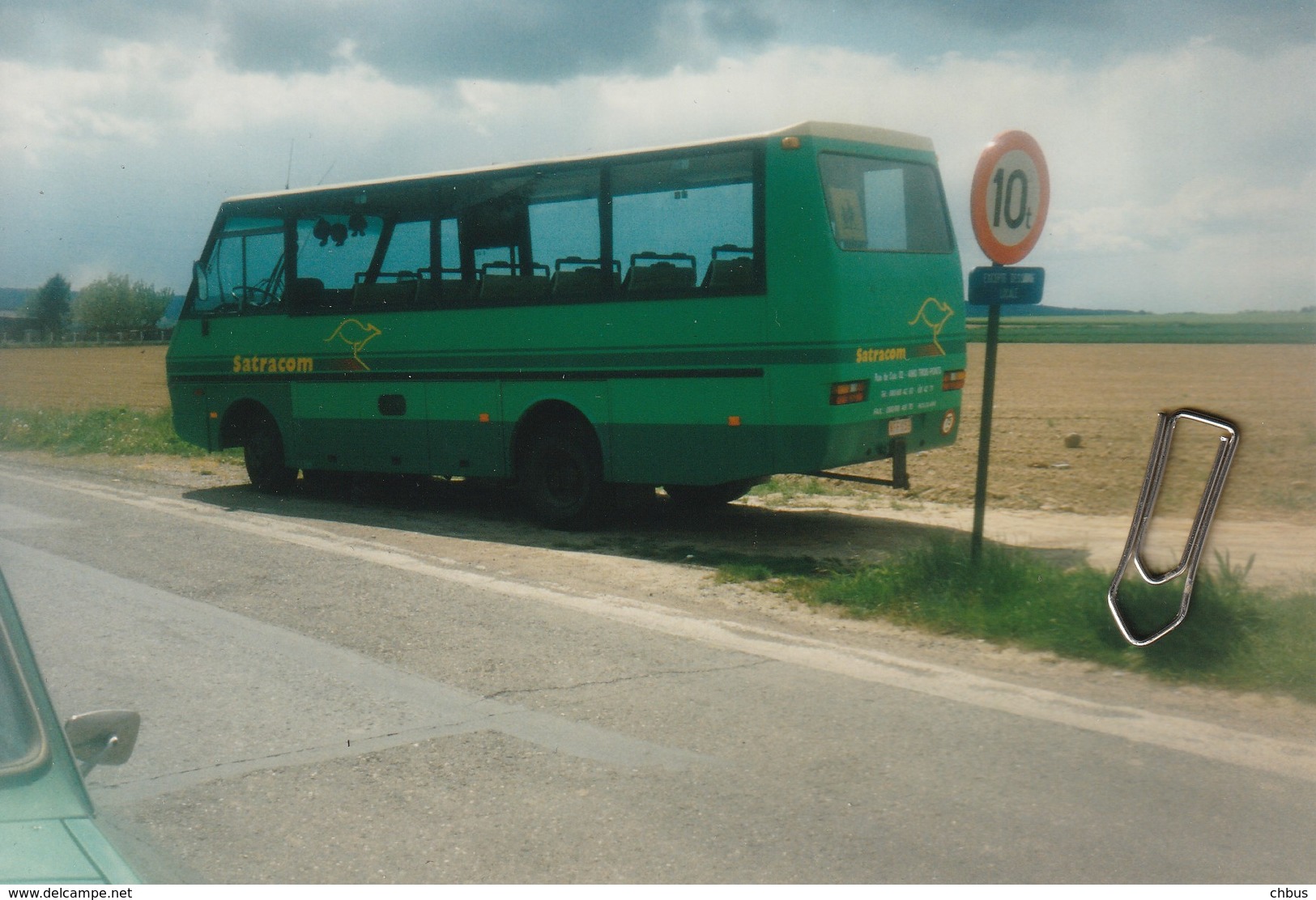 Autobus België / Belgique , 2 Photos LAG Bus Scolaire Satracom, Photo Originale, Pas Carte Postale! - Bus & Autocars