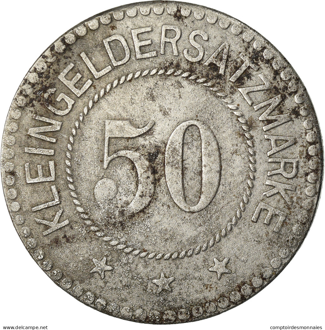 Monnaie, Allemagne, Kleingeldersatzmarke, Pirmasens, 50 Pfennig, 1918, TTB, Iron - Notgeld