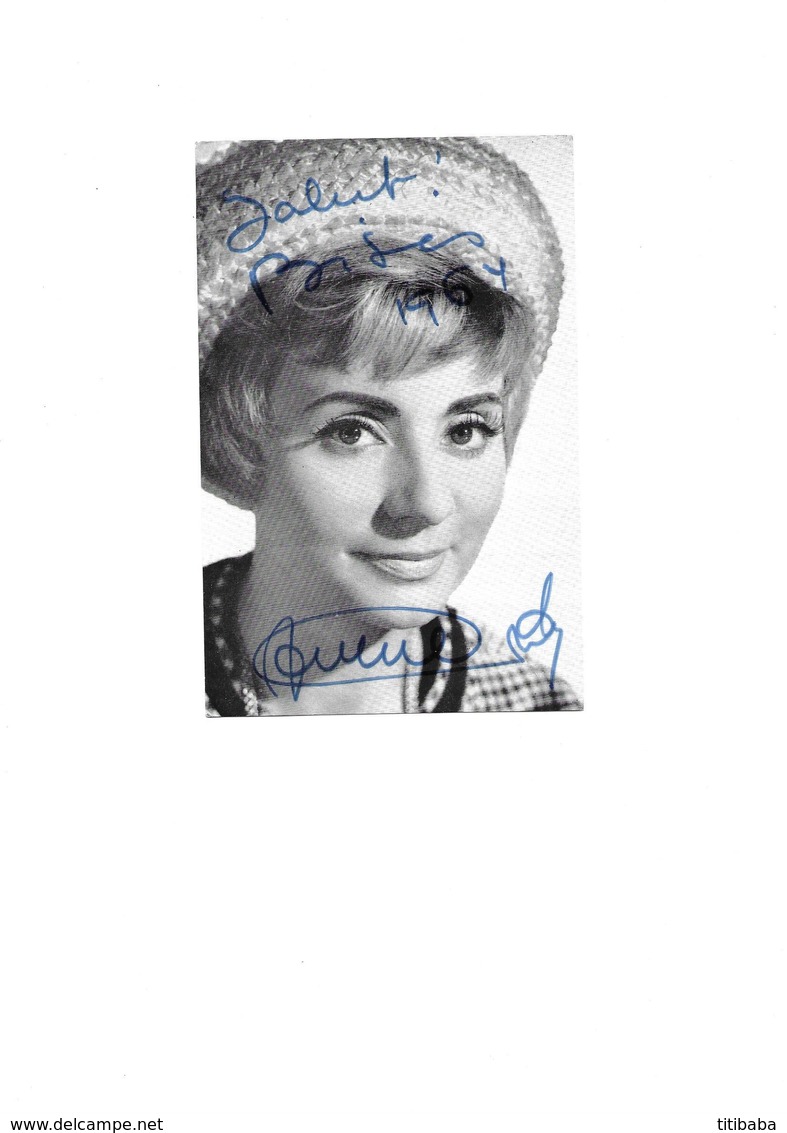 Annie Cordy - Autographs