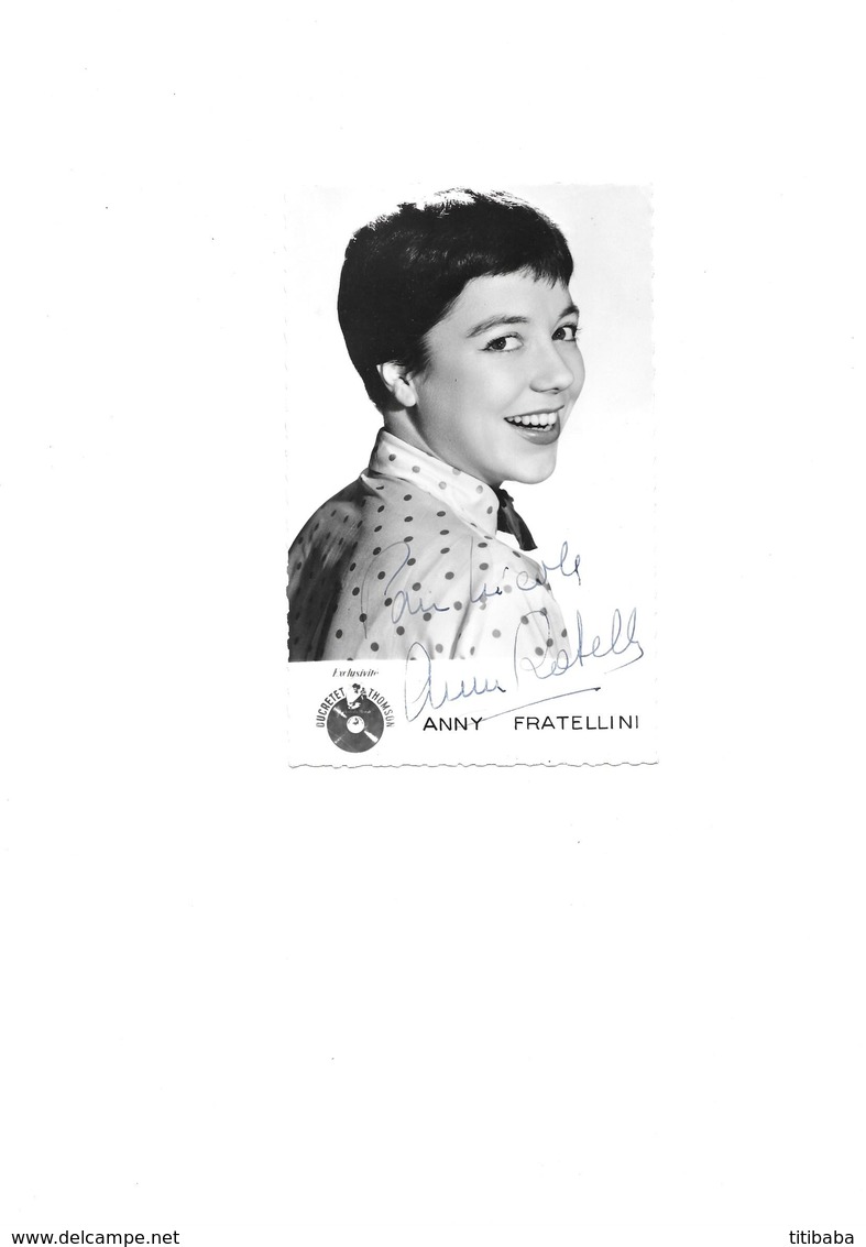 Anny Fratellini - Autogramme