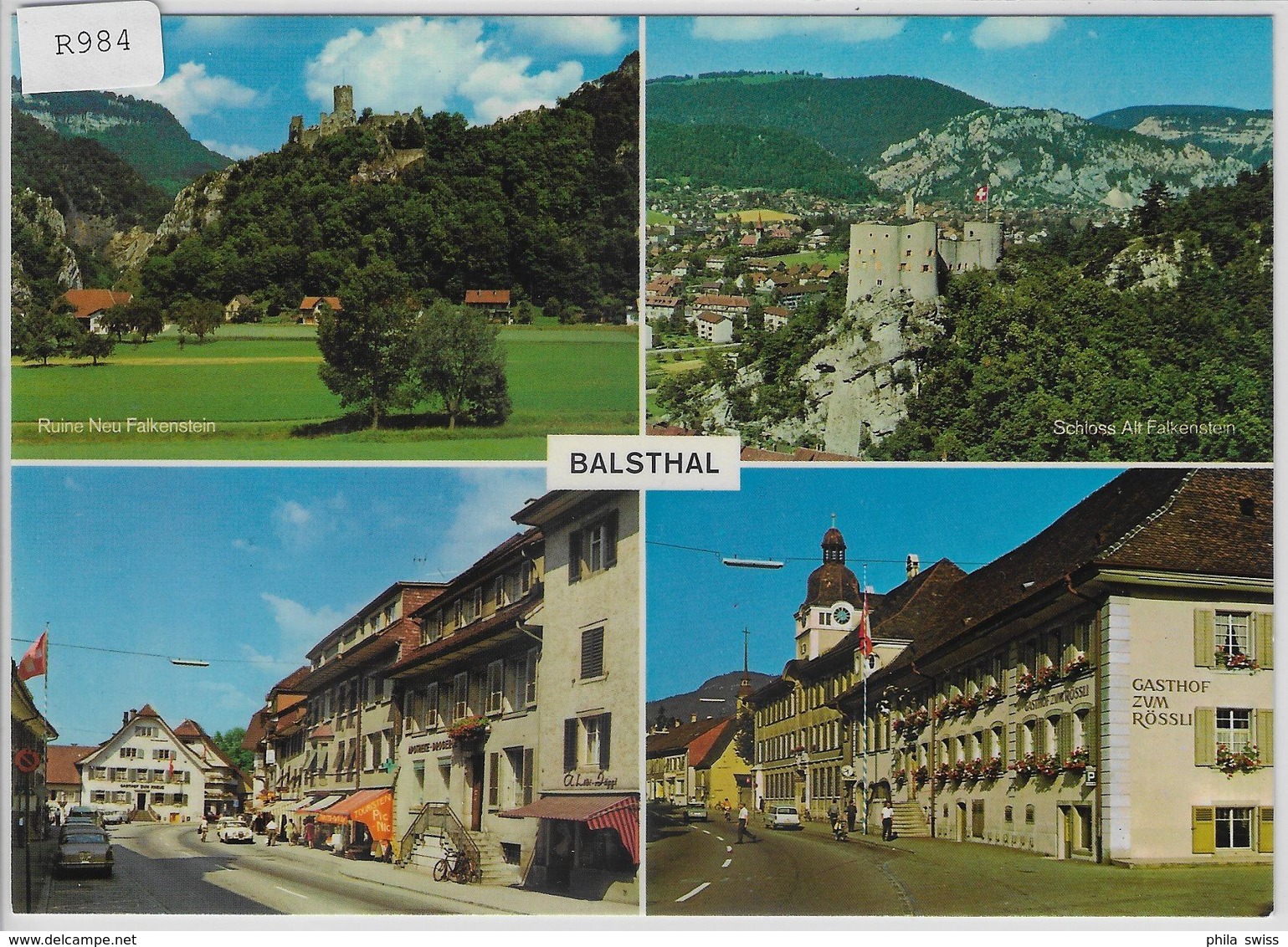 Balsthal - Neu-Falkenstein, Rössli, Alt-Falkenstein - Balsthal