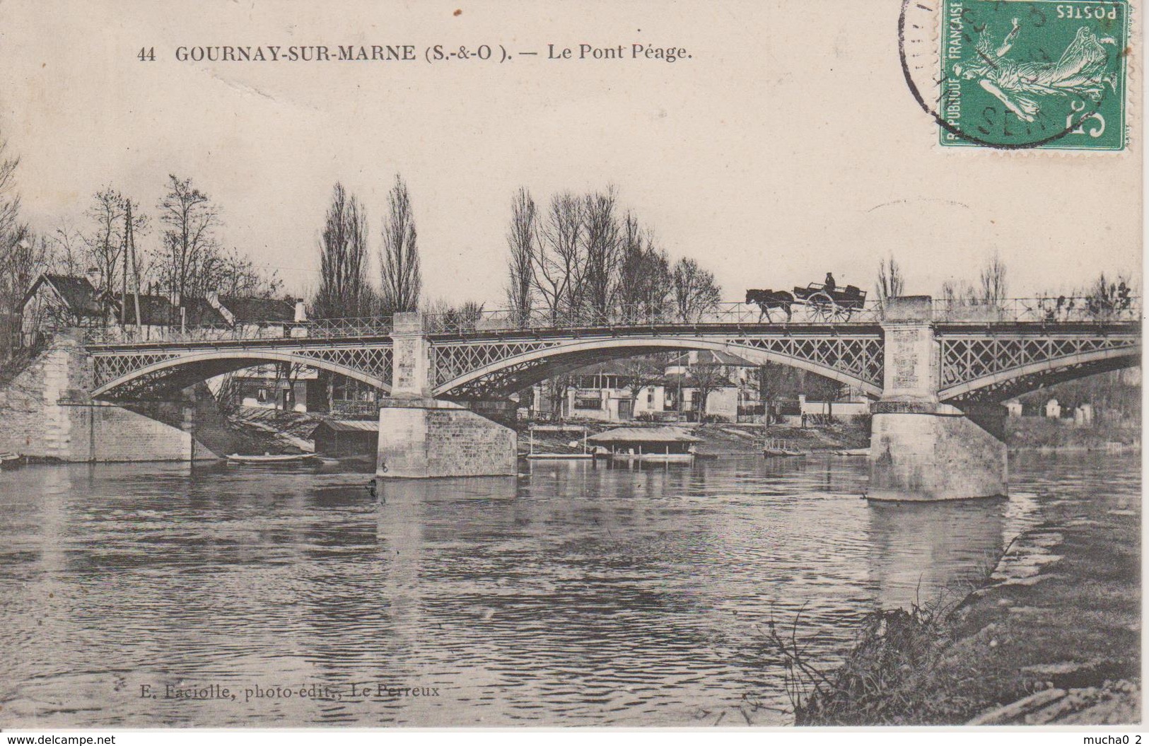 93 - GOURNAY SUR MARNE - LE PONT PEAGE - Gournay Sur Marne