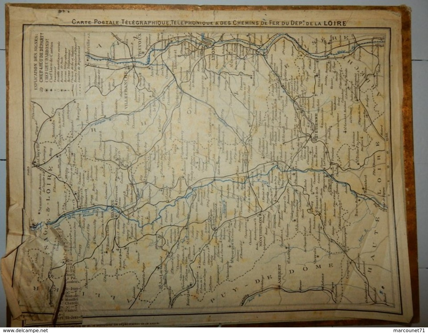 CALENDRIER ALMANACH DES POSTES ET TÉLÉGRAPHES 1916 DÉPARTEMENT DE LA LOIRE CHASSEUR PERDRIX - Grand Format : 1901-20