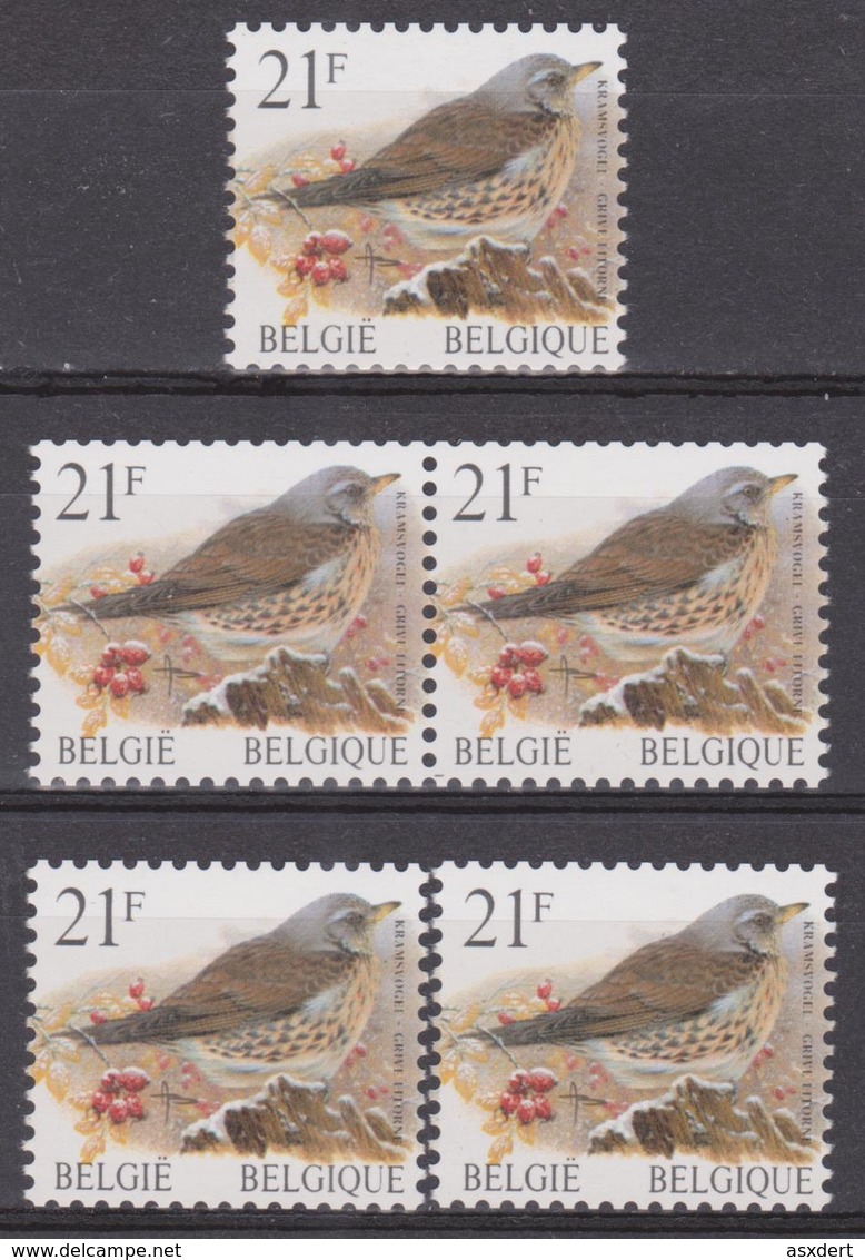 R88 ** (4) Met Nummer / Avec Numéro // R87 (1x) Zonder Nummer / - Coil Stamps