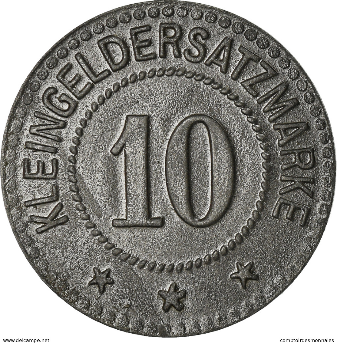 Monnaie, Allemagne, Kleingeldersatzmarke, Landau, 10 Pfennig, 1919, SUP, Zinc - Monétaires/De Nécessité