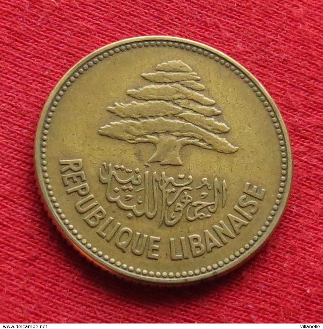 Lebanon 25 Piastres 1952 KM# 16.1 Liban Libano Libanon - Libanon