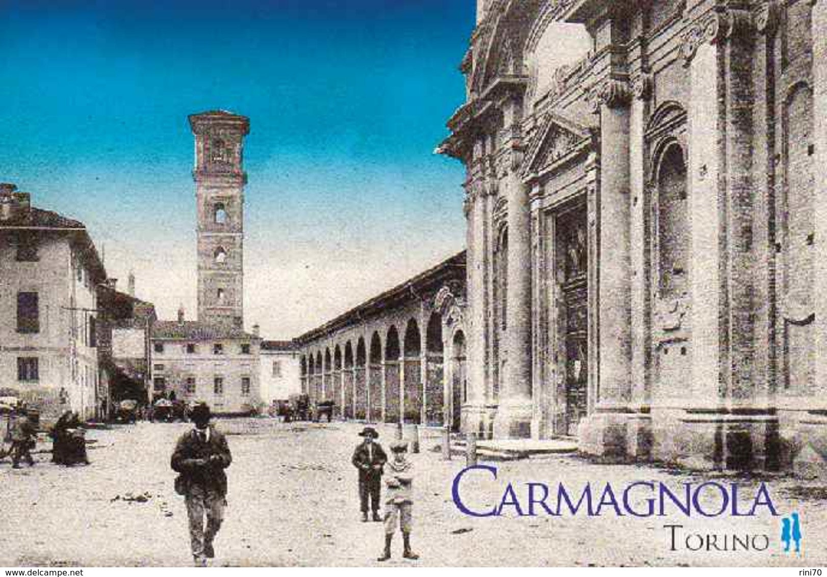 1 Calamita  Magnete Da Frigo CARMAGNOLA (TO) Italia Lucida  78x53 Mm - Tourisme