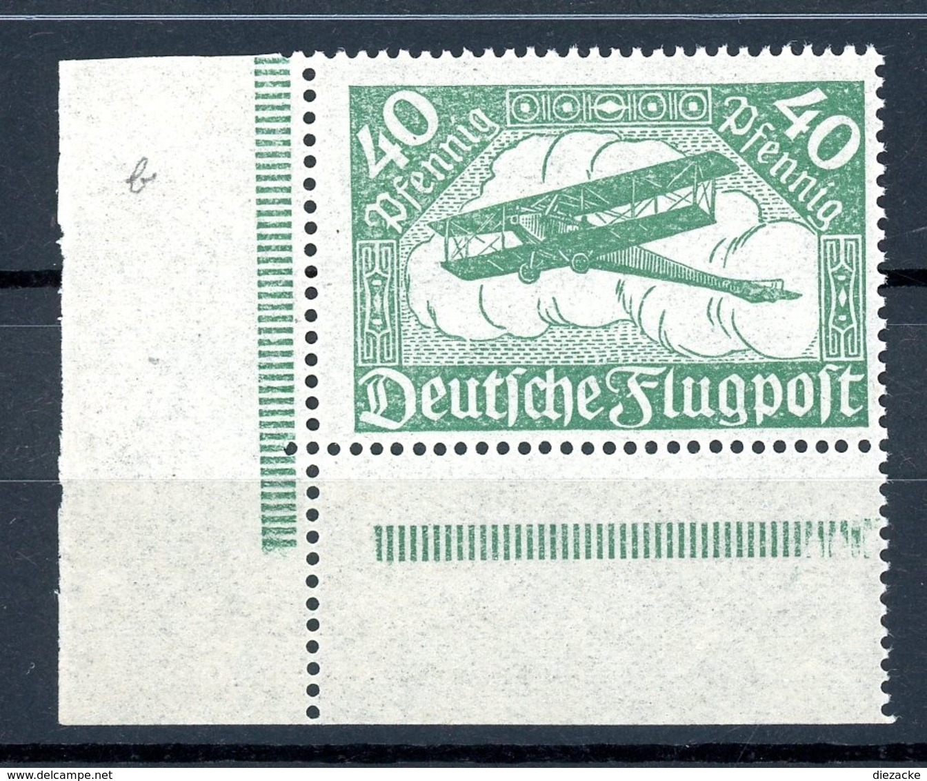 Deutsches Reich MiNr. 122 B Eckrand Ul Postfrisch MNH Geprüft Bechtold (C665 - Autres & Non Classés