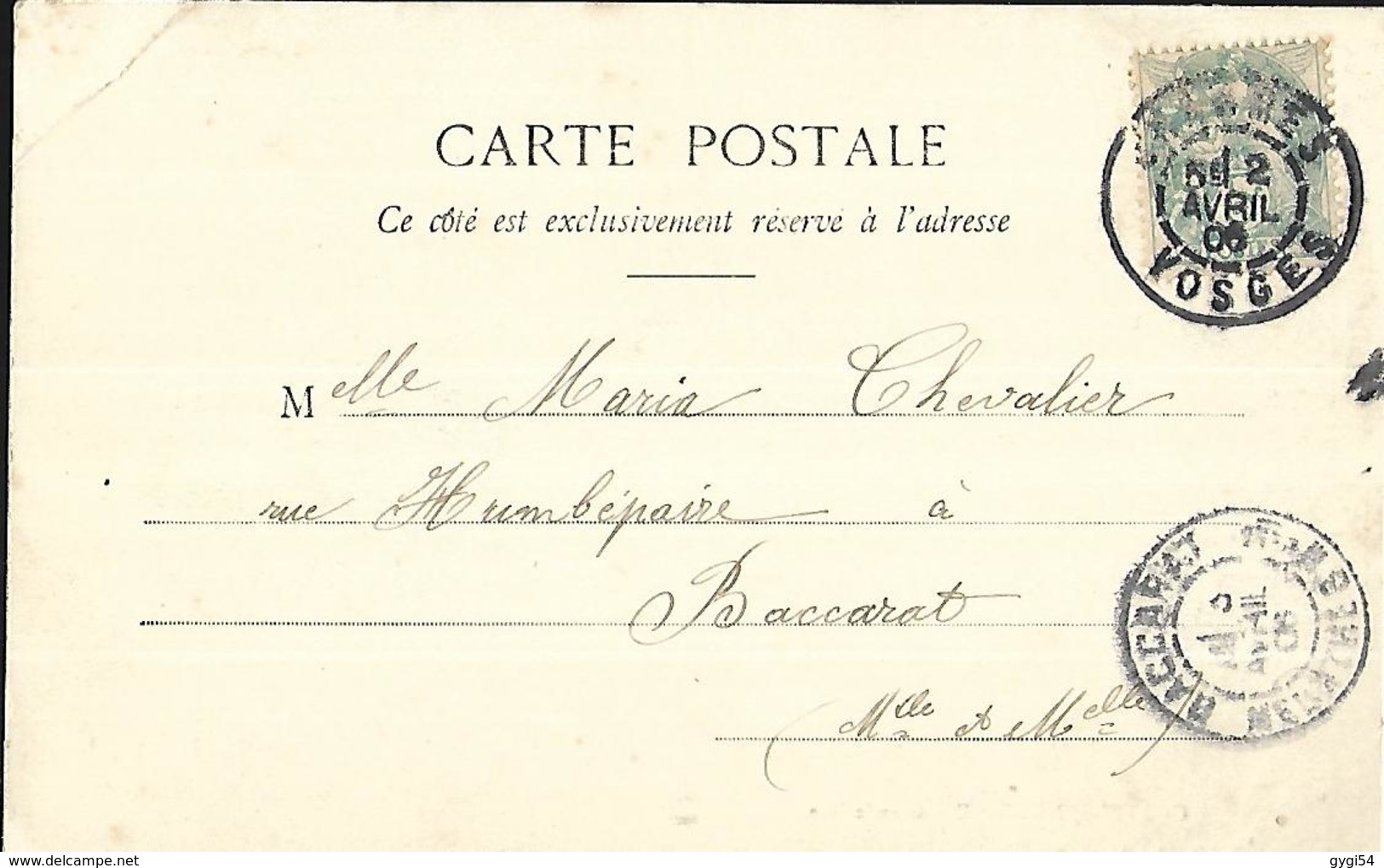 Chatel - S - Moselle Grande Rue CPA 1905 - Chatel Sur Moselle