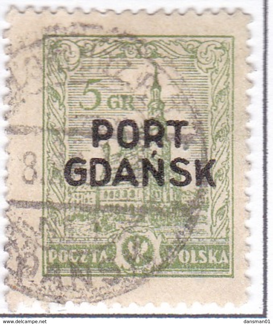 Port Gdansk 1926 Fi 12a Used Type I - Occupazioni