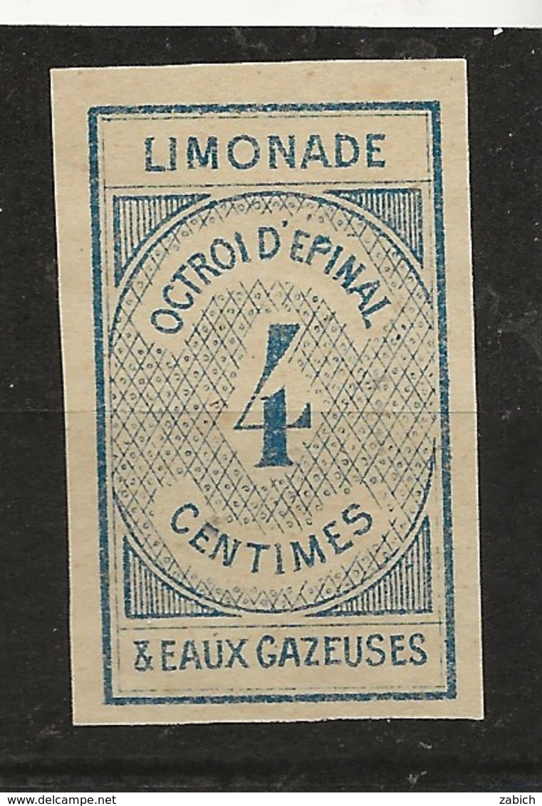 FISCAUX DE FRANCE  OCTROI D'EPINAL 4 CENTIMES BLEU - Other & Unclassified