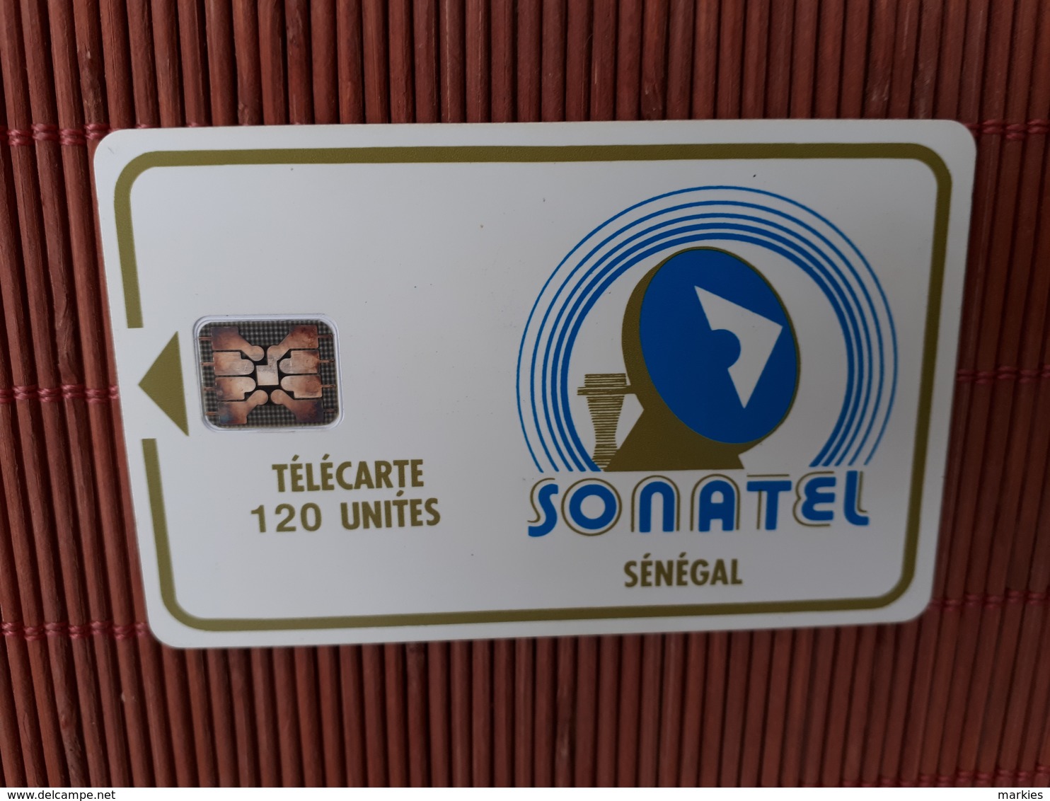 PHONECARD SENEGAL 120 UNITS  USED RARE - Senegal